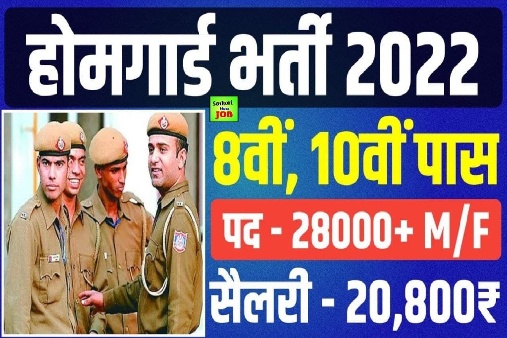 Punjab Home Guard Bharti 2022 Application form Notification # News Posts October 2022