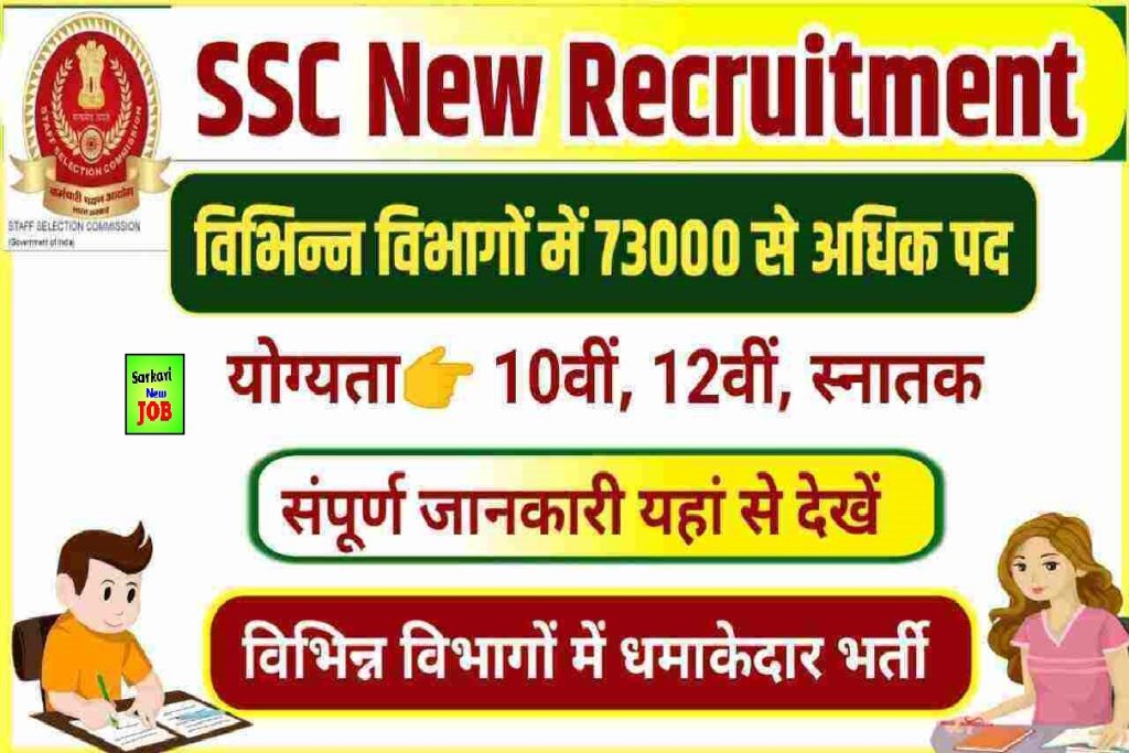 SSC 73333 Vacancy Recruitment 2022 - 23 आयोग करेगा 73333 रिक्तियों पर बंपर, Vacancies for Group D Posts; Notification will release soon Big News