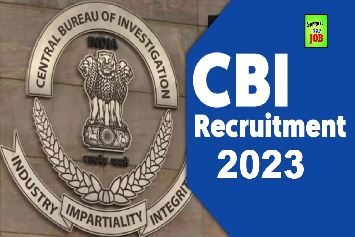 CBI Consultant Recruitment 2023 » Notification Released, Apply Now, Application Form Here Big News