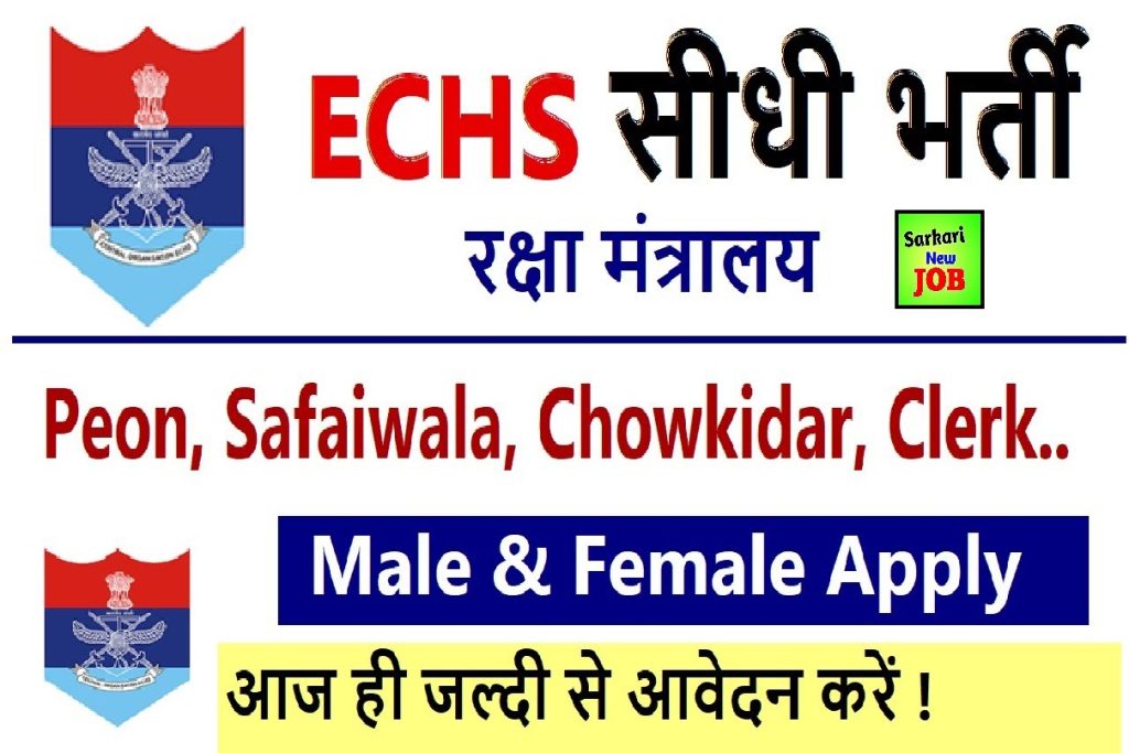 ECHS Pithoragarh Recruitment 2023 » Apply Now, Notification, Age Limit, Peon, Driver, DEO Post Big News