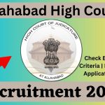 Allahabad High Court Recruitment 2023 : Check Eligibility Criteria | Download Application PDF