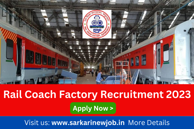 Rail Coach Factory Recruitment 2023 Golden Chance For Sports Persons Male & Female Can Apply Check Post & How Important Details
