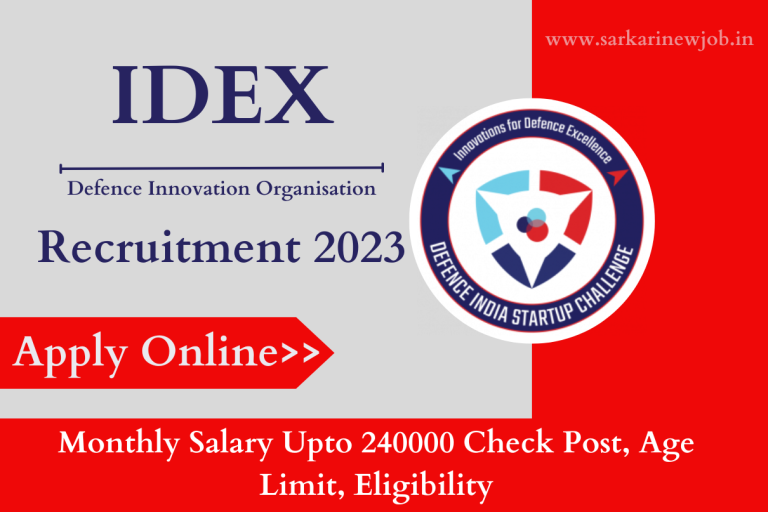 IDEX Recruitment 2023 Monthly Salary Upto 240000 Check Post, Age Limit, Eligibility
