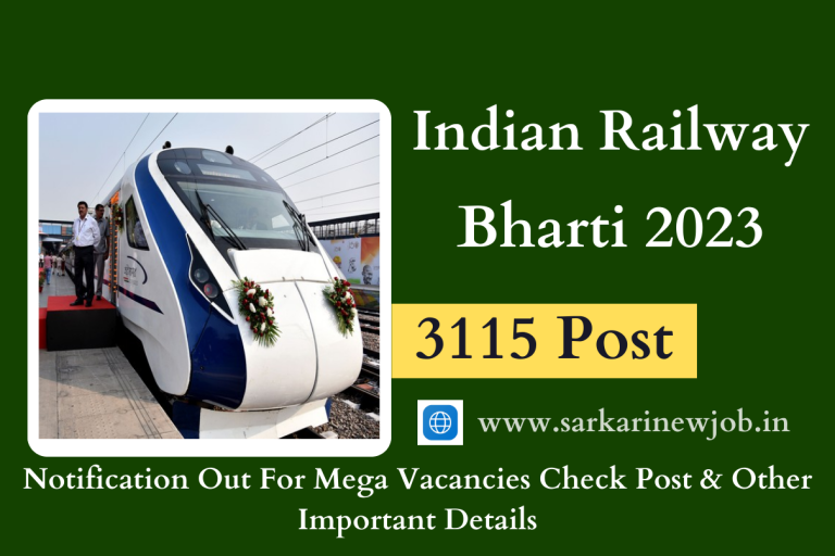 Indian Railway Bharti 2023 Notification Out For Mega Vacancies Check Post & Other Important Details