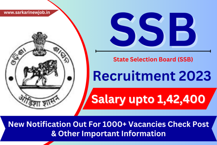 SSB Recruitment 2023 New Notification Out For 1000+ Vacancies Check Post & Other Important Information SSB Recruitment 2023 New Notification Out For 1000+ Vacancies Check Post & Other Important Information