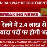 INDIAN RAILWAY RECRUITMENT 2024 | RRB ALP NEW VACANCY RAILWAY NEW VACANCY Upcoming 2023-24 रेलवे भर्ती