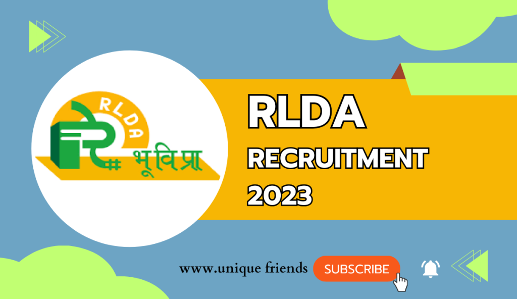 RLDA Recruitment 2023 Notice Pdf, Check Post रेल भूमि विकास प्राधिकरण भर्ती Big News