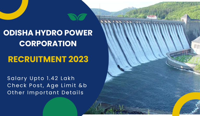 OHPC Recruitment 2023 Salary Upto 1.42 Lakh Check Post, Age Limit &b Other Important Details