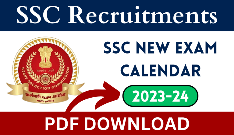 SSC Exam Calendar 2023-24 SSC एग्जाम कैलेंडर 2023-24 जारी यहां से करे चेक Big News
