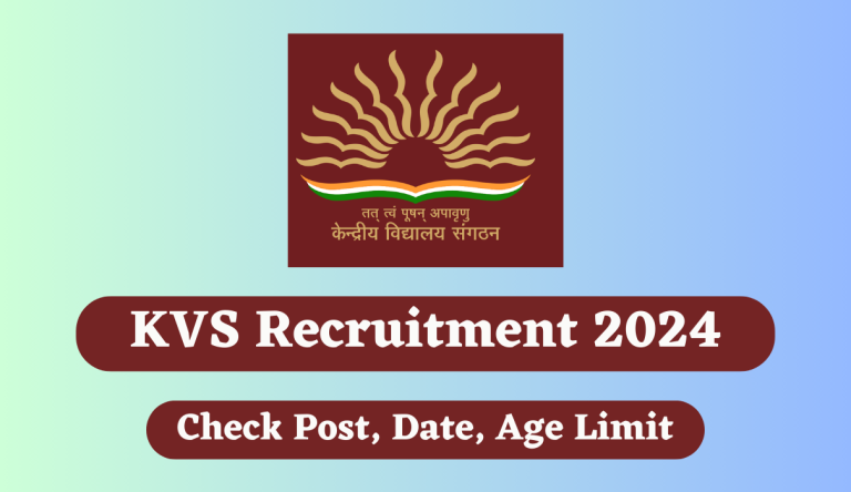 KVS Recruitment 2024 Apply Only For 900+ Various Post Big Update