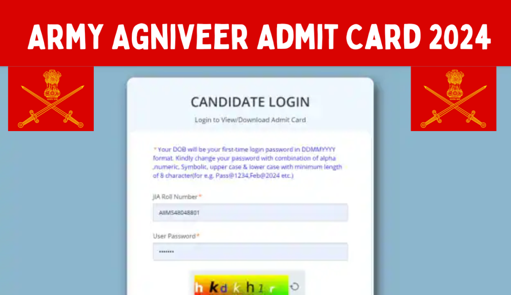 Army Agniveer Admit Card 2024 आर्मी अग्निवीर एडमिट कार्ड जारी इस तरह से करे डाउनलोड Big Update!!