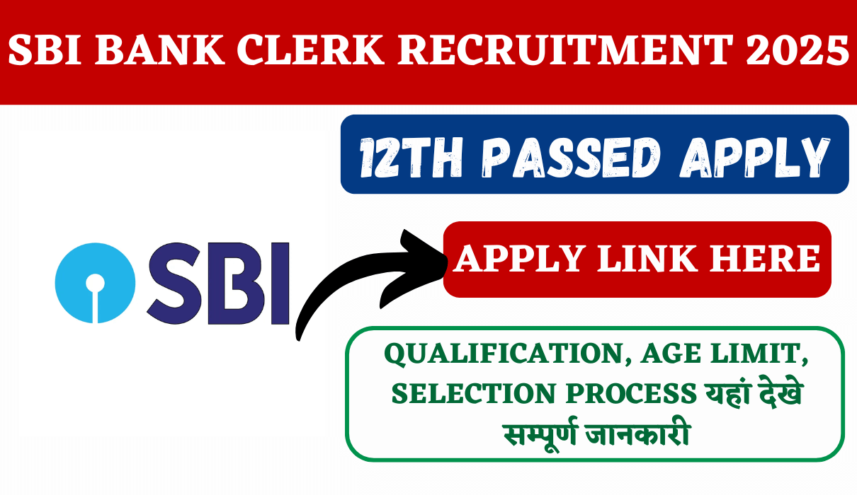 SBI Bank Clerk Recruitment 2025: Apply Online For 13735 Various Post, Check Eligibility & Other Important Details