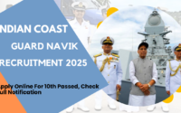 Indian Coast Guard Navik Recruitment 2025: Apply Online For 10th Passed, Check Full Notification