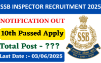 SSB Inspector Recruitment 2025: New Notification Out, Check Full Details