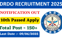 DRDO Recruitment 2025: New Notification Out For 150 Post, Apply Online Now