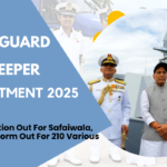Coast Guard Sweeper Recruitment 2025: New Notification Out For Safaiwala, Application Form Out For 210 Various Post