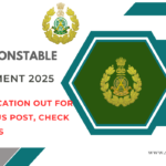 ITBP GD Constable Recruitment 2025: New Notification Out For 6800 Various Post, Check Full Details