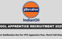 IOCL Apprentice Recruitment 2025 New Notification Out For 1770 Apprentice Post, Check Full Details