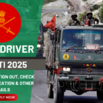 Army Driver Bharti 2025: New Notification Out, Check Date, Qualification & Other Details