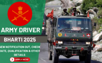 Army Driver Bharti 2025: New Notification Out, Check Date, Qualification & Other Details