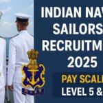 Indian Navy Sailors Recruitment 2025 Notification Out For 12th Passed Candidates, Offline Mode
