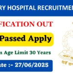 Military Hospital Recruitment 2025 New Notification Out, Monthly Salary Upto 28k