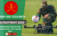 Army SSC Tech 66th Recruitment 2025 New Notification Out For Various Post, Apply Online Now