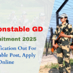 BSF Constable GD Recruitment 2025 New Notification Out For 241 Constable Post, Apply Online