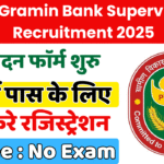 UP Gramin Bank Supervisor Recruitment 2025 New Notification Out For 92 Post, Application Form Here