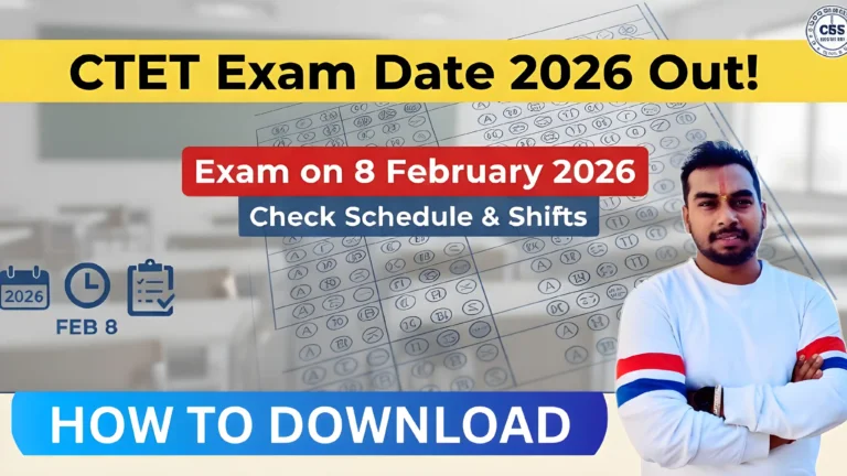 CTET Exam Date 2026 Out, Check Shifts & Schedules Here