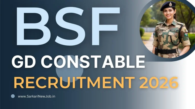 BSF Constable GD Sports Quota Recruitment 2026 Apply Online for 549 Posts